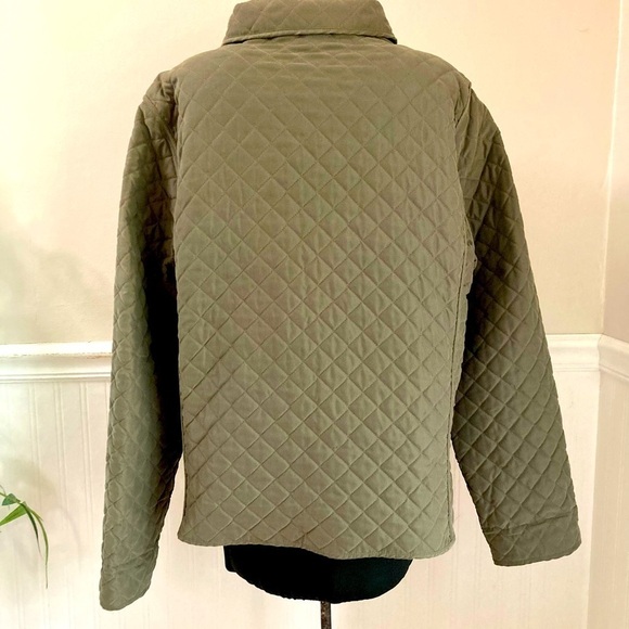 Van Heusen quilted, zip up riding jacket, size Large - Picture 4 of 8